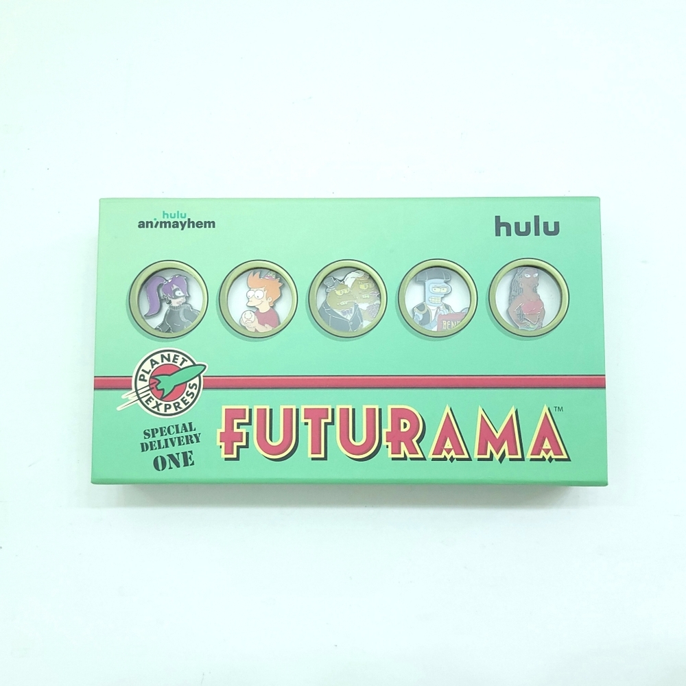 Futurama Pin Set Exclusive SDCC 2024 Hulu Animayhem - Brand New In Box